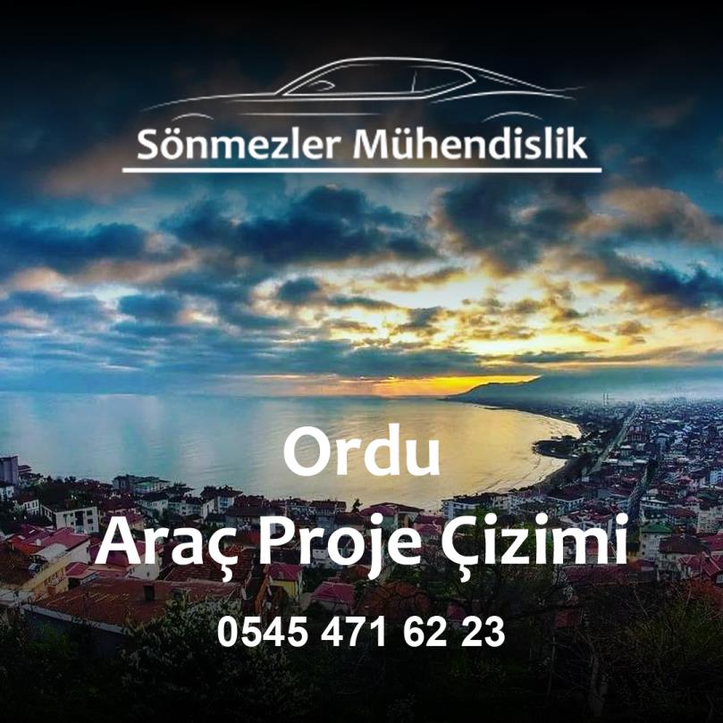 Ordu Araç Proje Çizimi